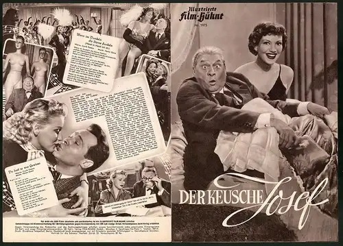 Filmprogramm IFB Nr. 1975, Der keusche Josef, Ernst Waldow, Waltraut Haas, Regie: Carl Boese