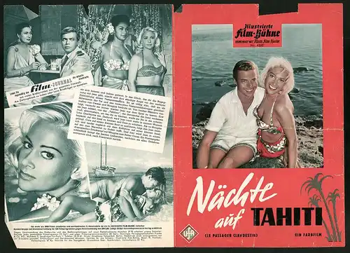 Filmprogramm IFB Nr. 4300, Nächte auf Tahiti, Martine Carol, Karlheinz Böhm, Regie: Raplh Habib