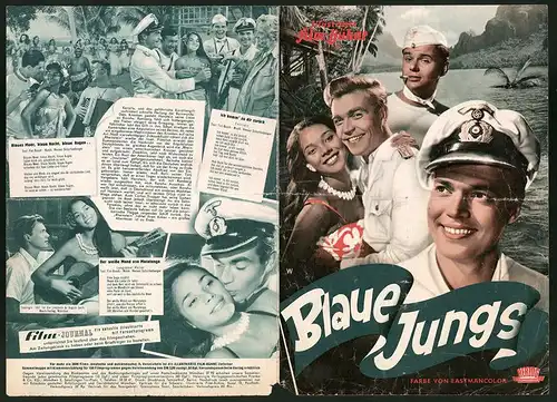 Filmprogramm IFB Nr. 3882, Blaue Jungs, Karlheinz Böhm, Claus Biederstaedt, Regie: Wolfgang Schleif