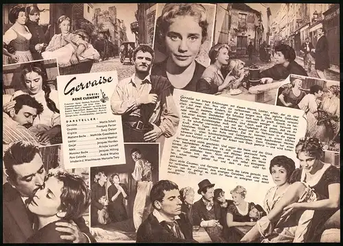 Filmprogramm IFB Nr. 3341, Gervaise, Maria Schell, Francois Perier, Regie: René Clement