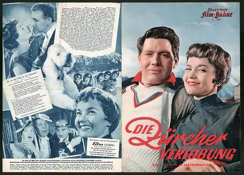 Filmprogramm IFB Nr. 3689, Die Zürcher Verlobung, Liselotte Pulver, Paul Hubschmid, Regie: Helmut Käutner