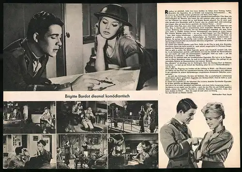 Filmprogramm PFP Nr. 44 /63, Babette zieht in den Krieg, Brigitte Bardot, Jacques Charrier, Regie: Christian Jaque