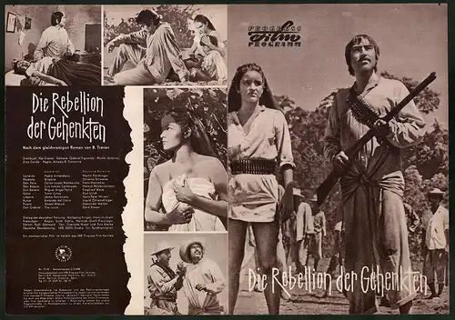 Filmprogramm PFP Nr. 17 /58, Die Rebellion der Gehenkten, Pedro Armendariz, Ariadne, Regie: Alfredo B. Crevenna