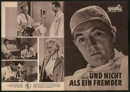 Filmprogramm PFP Nr. 111 /57, ...und nich als ein Fremder, Olivia de Havilland, Frank Sinatra, Regie: Stanley Kramer