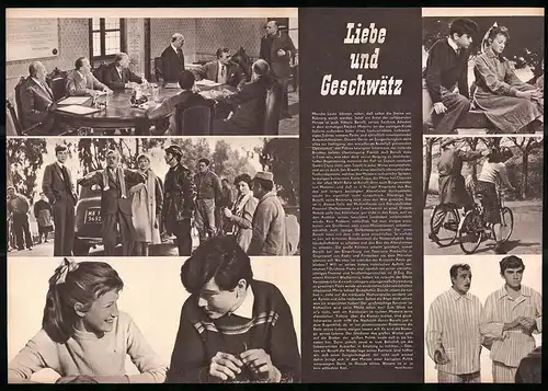 Filmprogramm PFP Nr. 68 /59, Liebe und Geschwätz, Vittorio De Sica, Elisa Cegani, Regie: Alessandro Blasetti