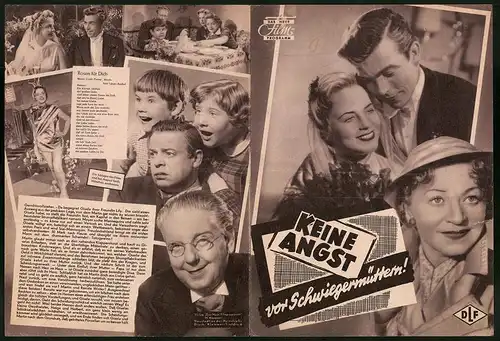 Filmprogramm DNF, Keine Angst vor Schwiegermüttern!, Grethe Weiser, Walter Janssen, Regie: Erich Engels