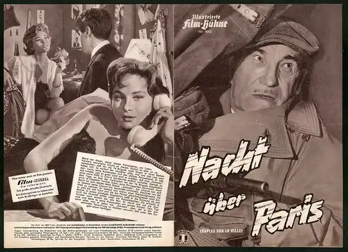 Filmprogramm IFB Nr. 4062, Nacht über Paris, Charles Vanel, Bella Darvi, Regie: Pierre Chenal