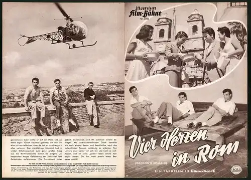 Filmprogramm IFB Nr. 3260, Vier Herzen in Rom, Silvana Pampanini, Vittorio De Sica, Regie: Gianni Franciolini