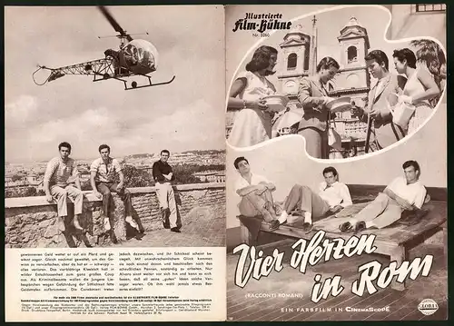 Filmprogramm IFB Nr. 3260, Vier Herzen in Rom, Silvana Pampanini, Vittorio De Sica, Regie: Gianni Franciolini