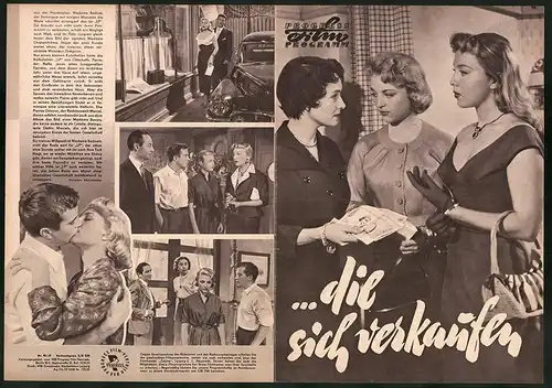 Filmprogramm PFP Nr. 90 /57, ..die sich verkaufen, Nicole Courcel, Philippe Lemaire, Regie: Raoul André
