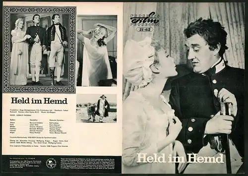 Filmprogramm PFP Nr. 31 /65, Held im Hemd, Bernard Cribbins, Juliet Mills, Regie: Gerald Thomas