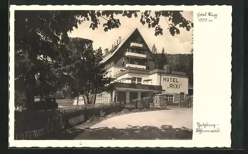 AK Spitzberg, Hotel Rixi