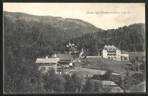 AK Bozen, Ortsansicht aus der Vogelschau