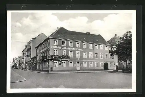 AK Karlsruhe am Rhein, Hotel Braunes Eck