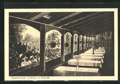 AK Altzauche, Jugendherberge Erlkönig der Stadt Berlin, Offene Halle