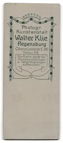 Fotografie Walter Klie, Regensburg, Obermünsterstr. 100, Hochzeitsbraut im weissen Kleid