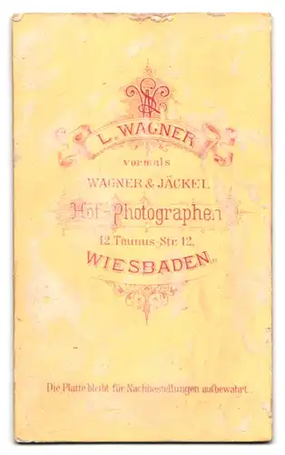 Fotografie L. Wagner, Wiesbaden, Taunusstr. 12, Portrait Dame mit Halstuch