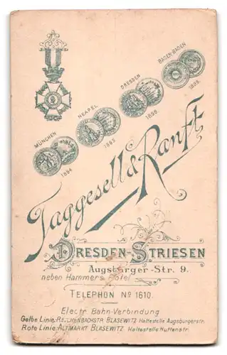 Fotografie Taggesell & Ranft, Dresden-Striesen, Augsburgerstr. 9, Edeldame im modischen kleid