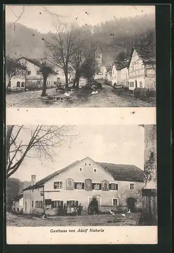 AK Emmendorf, Gasthaus von Adolf Nieberle