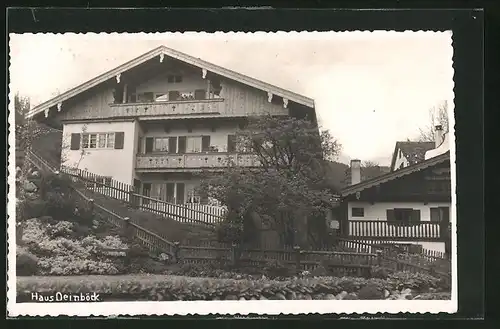 AK Tegernsee, Hotel Haus Deinböck