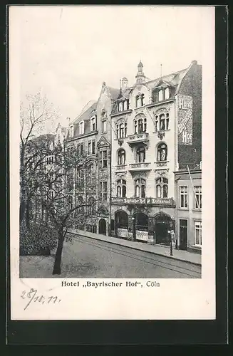 AK Köln, Hotel Bayrischer Hof