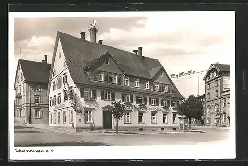 AK Schwenningen a. N., Gasthaus-Brauerei-Ausschank zum Bären