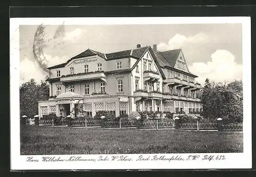 AK Bad Rothenfelde, Hotel Haus Wilhelm Noltmann