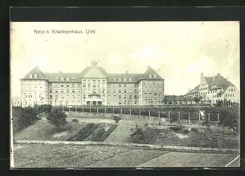 AK Ulm, Blick zum neuen Krankenhaus