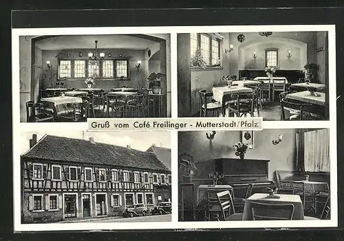 AK Mutterstadt /Pfalz, Cafe Freilinger