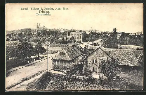 AK Fritzlar, Totalansicht mit Fernblick