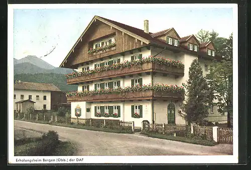 AK Bergen, Erholungsheim der DAF