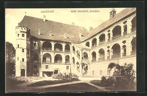 AK Landshut, Burg Trausnitz Schlosshof