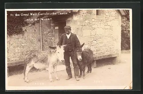 AK Carisbrooke, At teh great Well, Craisbrooke Castle