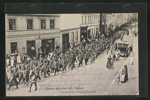 AK Zossen-Wünsdorf, Französische Kriegsgefangene