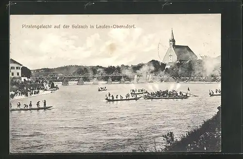AK Laufen-Oberndorf, Piratengefecht auf der Salzach, Volksfest