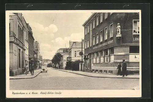 AK Nordenham /Weser, Strasse