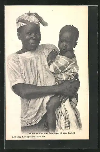 AK Dakar, Femme Bambara et son Enfant
