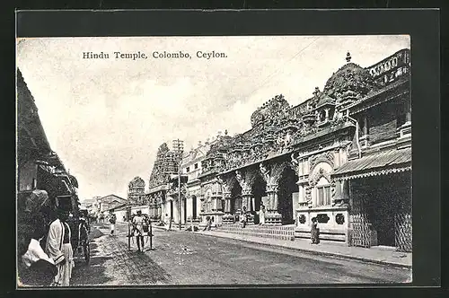 AK Colombo /Ceylon, Hindu Temple