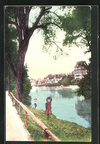 AK Thun, Fluss mit Promenade