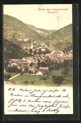 AK Langenbruck, Blick auf das Dorf