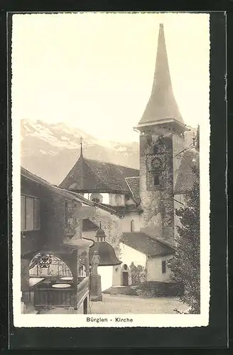 AK Bürglen, Kirche im Ortsbild