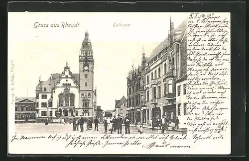 AK Rheydt, Rathaus am Marktplatz