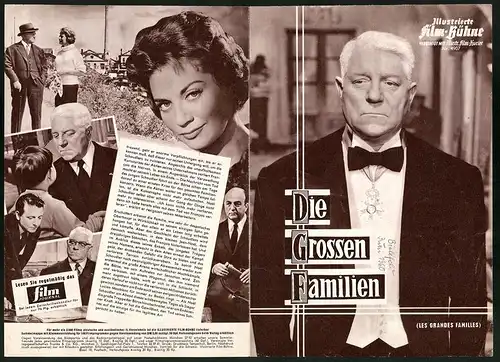 Filmprogramm IFB Nr. 4907, Die grossen Familien, Jean Gabin, Annie Ducaux, Regie: Denys de la Patelliere