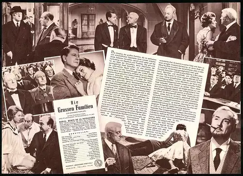 Filmprogramm IFB Nr. 4907, Die grossen Familien, Jean Gabin, Annie Ducaux, Regie: Denys de la Patelliere