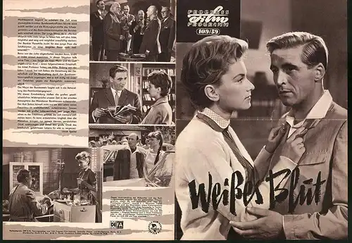 Filmprogramm PFP Nr. 109 /59, Weisses Blut, Christine Laszar, Jürgen Frohriep, Regie: Harald Hauser