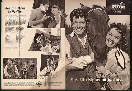 Filmprogramm PFP Nr. 97 /59, Das Wirtshaus im Spessart, Liselotte Pulver, Carlos Thompson, Regie: Kurt Hoffmann