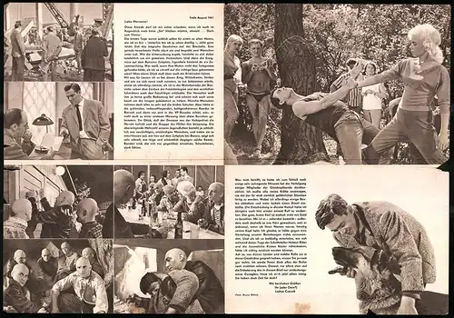 Filmprogramm PFP Nr. 16 /63, Die Glatzkopfbande, Ulrich Thein, Erik S. Klein, Regie: Richard Groschopp