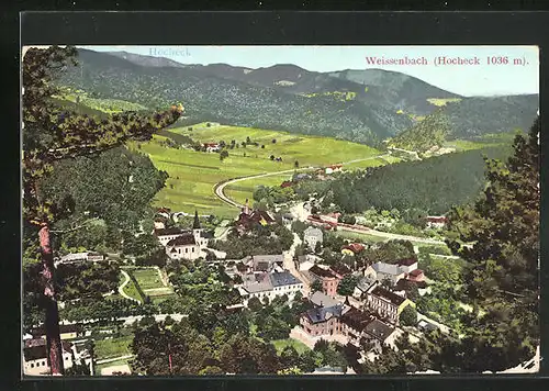 AK Weissenbach, Teilansicht mit Hocheck