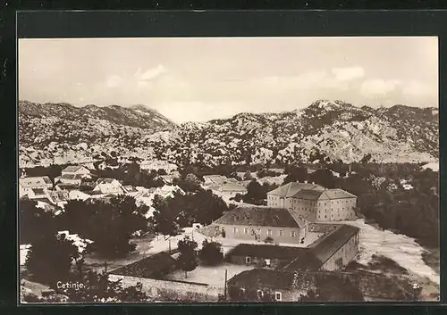 AK Cetinje / Cettigne, Gesamtansicht
