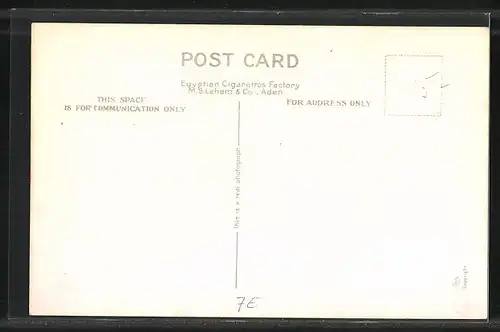 AK Aden, Post Office and Bay, Leuchtturm
